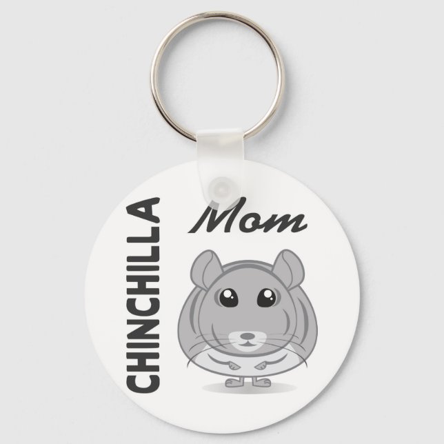 Llavero Chinchilla Mom Keychain (Anverso)
