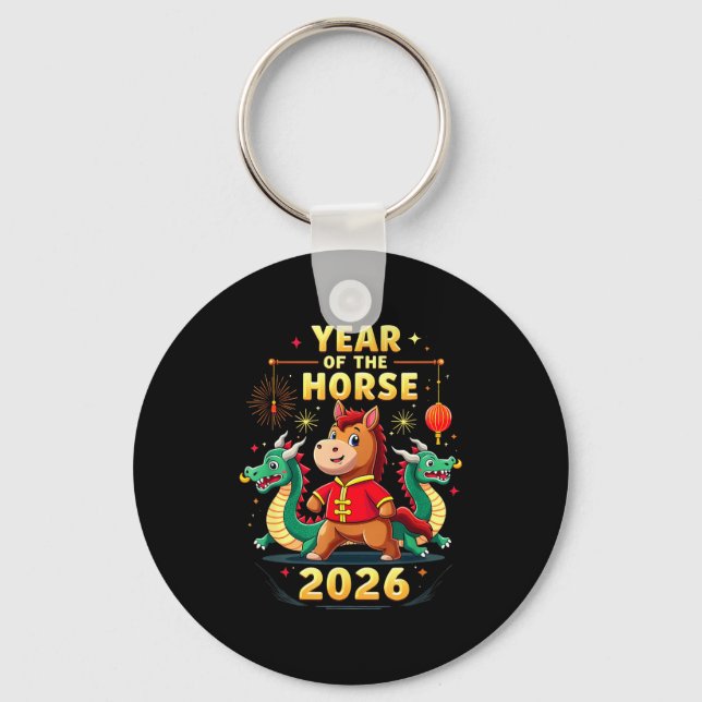 Llavero Chinese New Year 2026 Year Of The Horse  (Anverso)