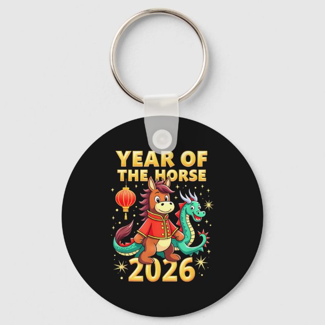 Llavero Chinese New Year 2026 Year Of The Horse  (Anverso)