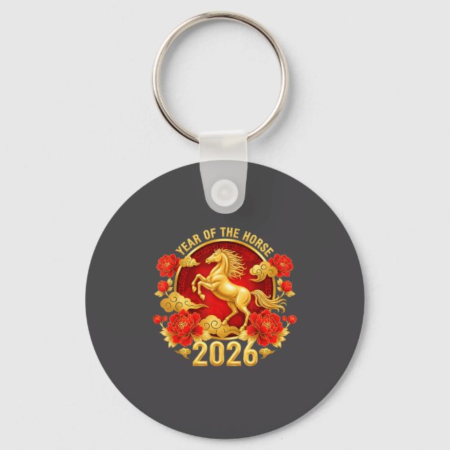 Llavero Chinese New Year 2026 Year Of The Horse  (Anverso)