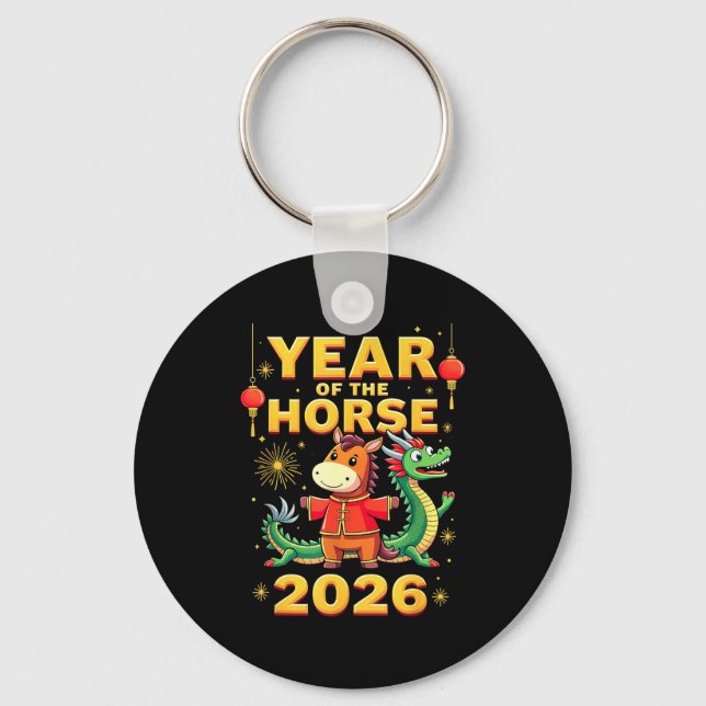 Llavero Chinese New Year 2026 Year Of The Horse  (Anverso)