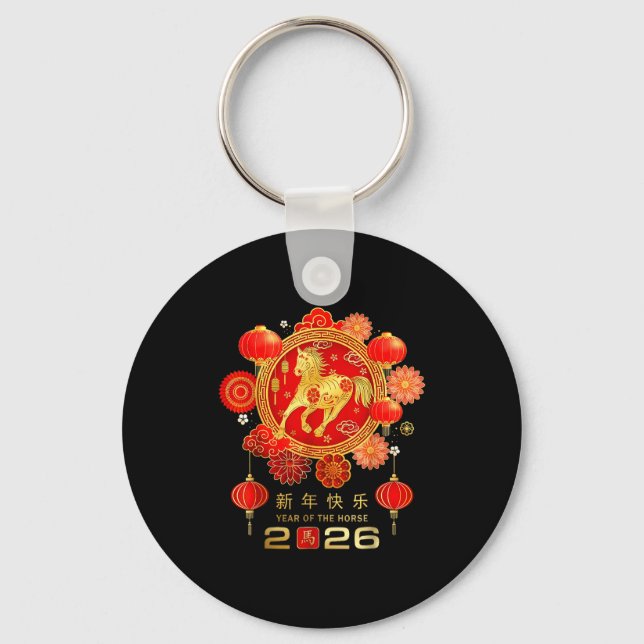Llavero Chinese New Year 2026 Year Of The Horse  (Anverso)