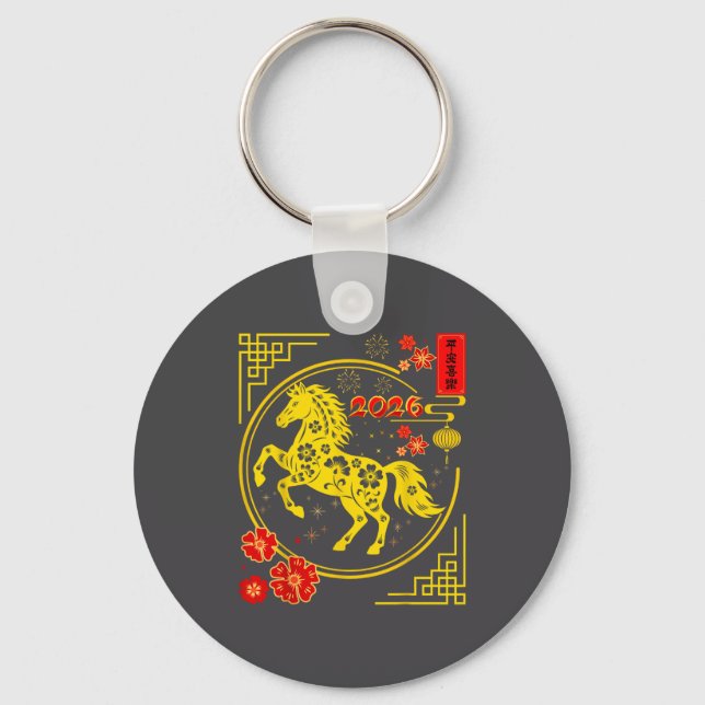Llavero Chinese New Year 2026 Year Of The Horse 8  (Anverso)