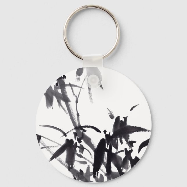 Llavero Chinesische Bambus-Tuschekunst  (Anverso)