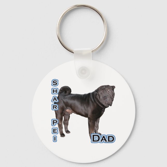 Llavero Chino Shar-Pei Dad 4 - Keychain (Anverso)