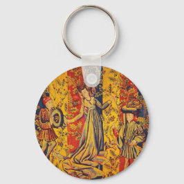 Llavero Chinoiserie italiana de estilo mediterráneo de col