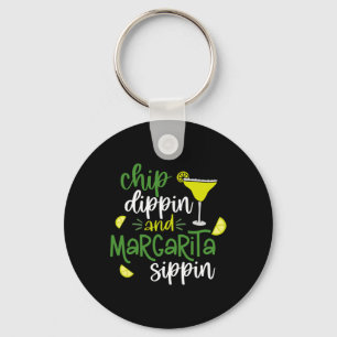 Llavero Chip Dippin' Y Margarita Sippin' Cinco De Mayo F