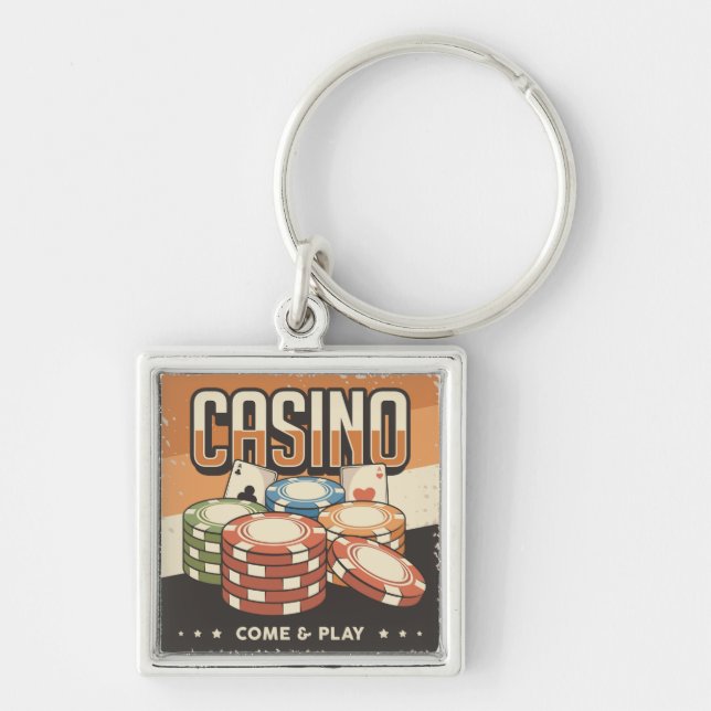 Llavero Chips de poker del Casino de Las Vegas (Frente)