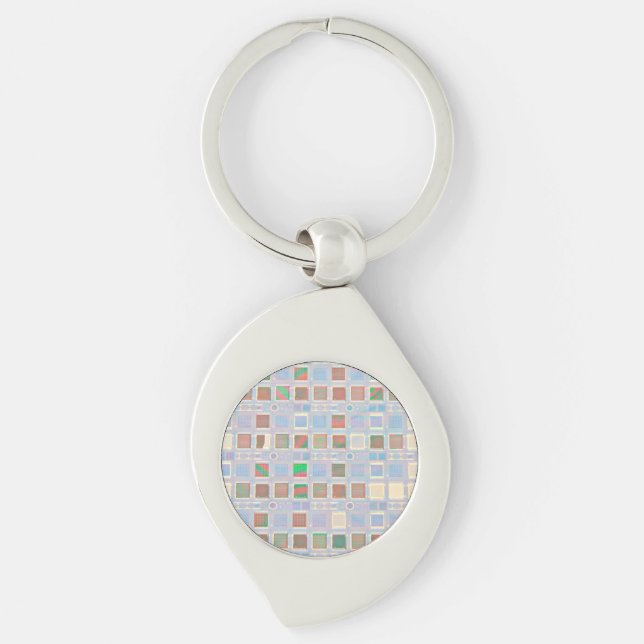 Llavero Chips de silicio en una cadena de claves Metalizad (Anverso)