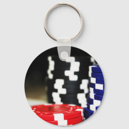 Llavero Chips Gambling Casino Ganar juego Luck Risk Bet