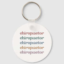 Llavero Chiropractor Chiropractico Retro Regalos De Escuad