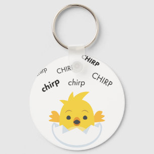 Llavero Chirp Hatching Chick Cute Emoji