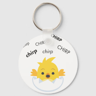 Llavero Chirp Hatching Chick Cute Emoji