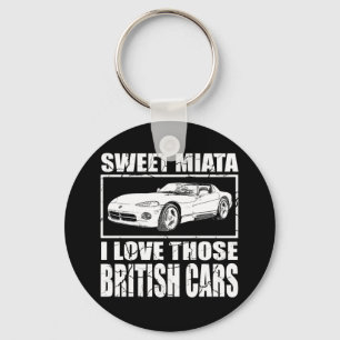 Llavero Chiste británico del coche de la víbora de Miata