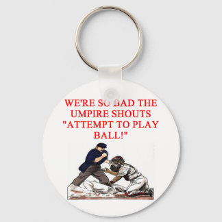 Llavero chiste de béisbol