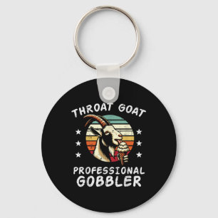 Llavero Chiste de humor de gobbler profesional de cabra in