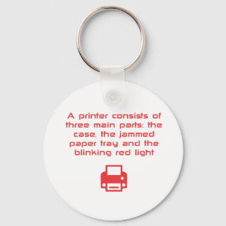 Llavero Chiste de impresora geeky