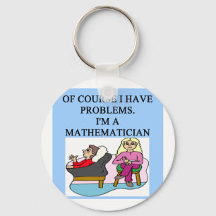 Llavero Chiste de la psicología de la MATEMÁTICAS