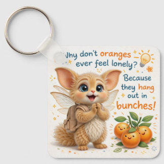 Llavero Chiste de Papá Naranja Divertido