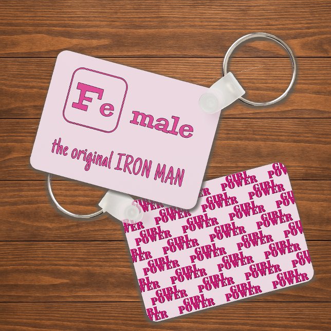 Llavero Chiste deportivo de triatlón femenino rosa (Subido por el creador)