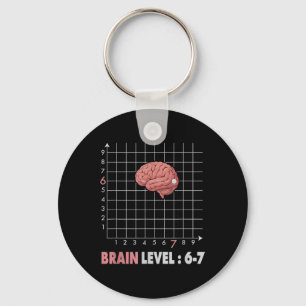 Llavero Chiste divertido 67 Meme Matemáticas Seis Siete Pr