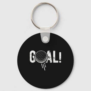 Llavero Chiste divertido de gol de fútbol golf cuatro