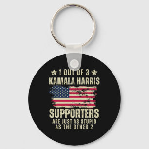 Llavero Chiste estúpido divertido anti Kamala Harris Bande