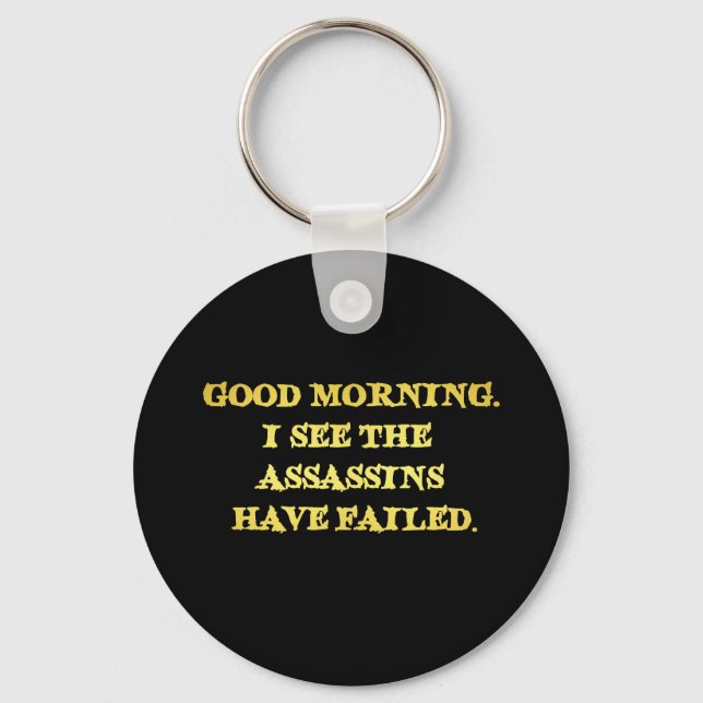 Llavero Chiste matutino de Humor Oscuro (Anverso)