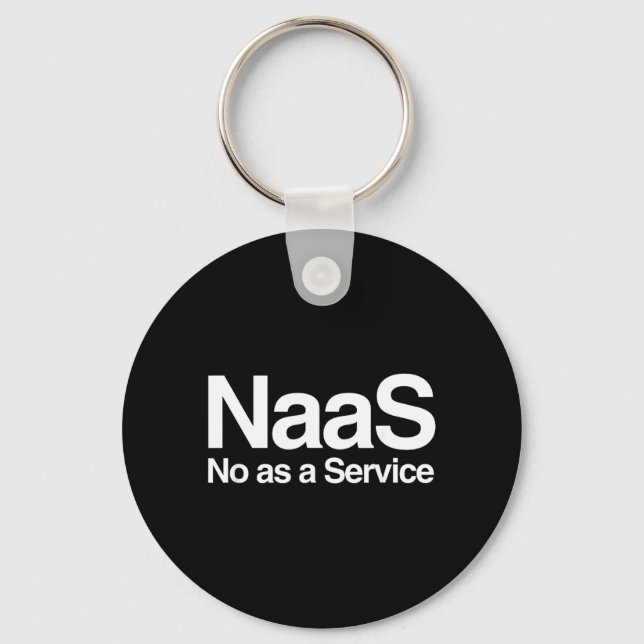 Llavero Chiste Naas Como Servicio Meme Satírico Informátic (Anverso)