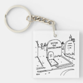 Llavero Chiste Ventriloquista divertido sobre el Ventriloq