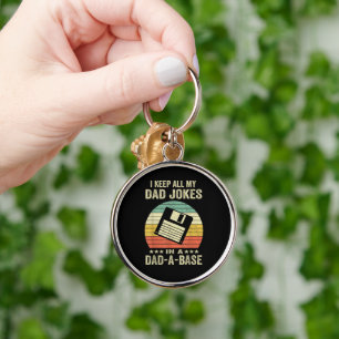 Llavero Chistes divertidos de papá en dad-a-Base para homb
