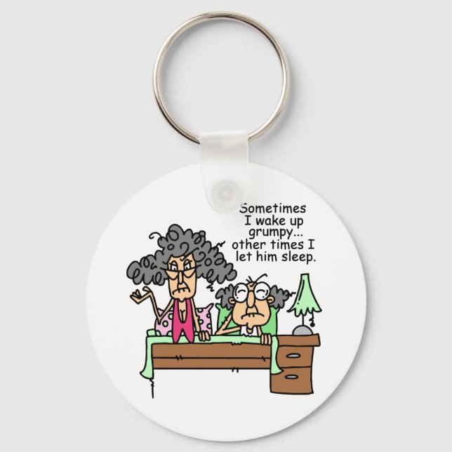 Llavero Chistoso deje el sueño gruñón (Anverso)