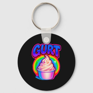Llavero Chistoso Gurt Brainrot Meme Yogur Eslóganes Genera