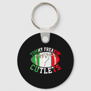 Llavero Chistoso Tommy Freakin' Chuletas Bandera de Nueva 