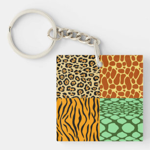 Llavero Chita, jirafa, tigre y serpiente