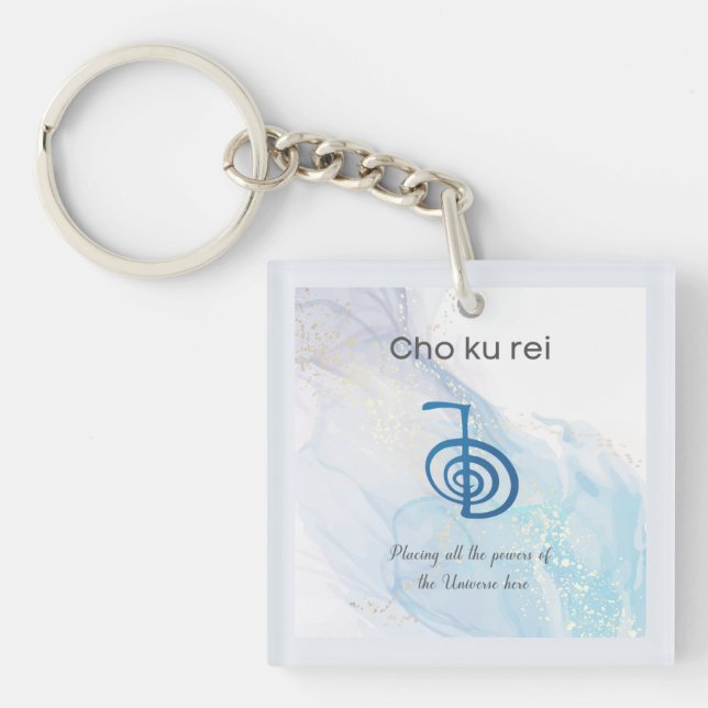Llavero Cho ku Rei Tradicional Usui Símbolo de Reiki Keych (Frente)