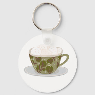 Llavero Chocolate caliente con malvaviscos