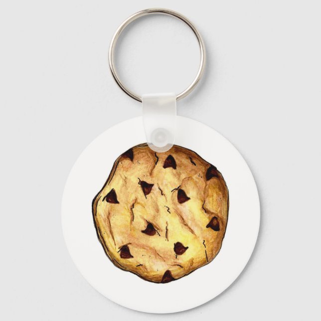 Llavero Chocolate Chip Cookie Cookies Foodie Keychain (Anverso)