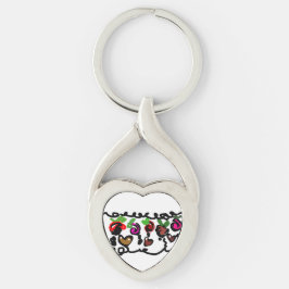 Llavero Chocolate de Fresa San Valentín