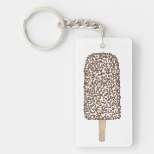 Llavero Chocolate Eclair Ice Cream Pop Popsicle Keychain