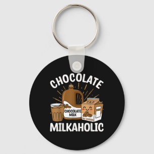 Llavero Chocolate Milkaholic Leche Comida Leche Citas de A