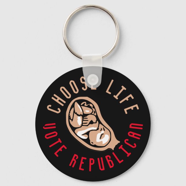 Llavero Choose Life Vote Republican (Anverso)