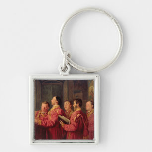 Llavero Choristers en la iglesia, 1870