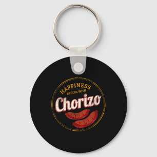 Llavero Chorizo Retro Salchicha Vintage Bbq Gourmet Parril