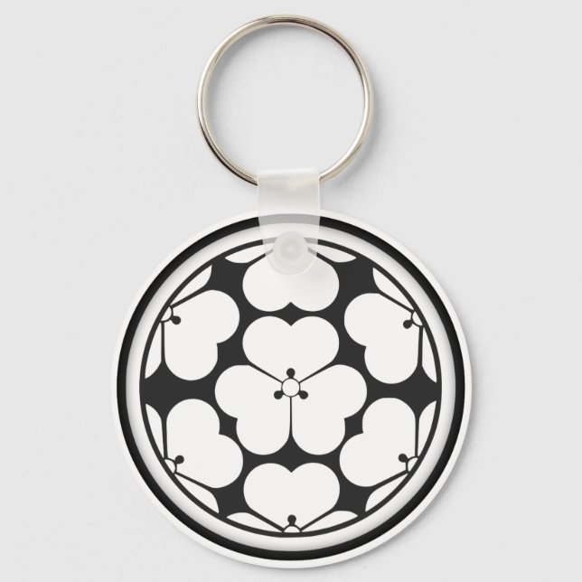 Llavero Chosokabe Clan Kamon (Anverso)