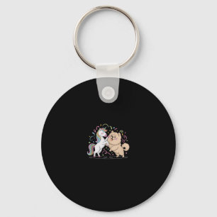 Llavero Chow Chow Con Un Chow Chows De Unicornio Camiseta