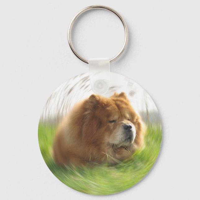 Llavero Chow-Chow Hund (Anverso)