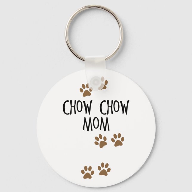 Llavero Chow Chow Mom (Anverso)