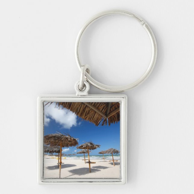 Llavero Chozas |Brazil de la playa (Frente)