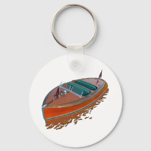 Llavero Chris-Craft Barrel hacia atrás